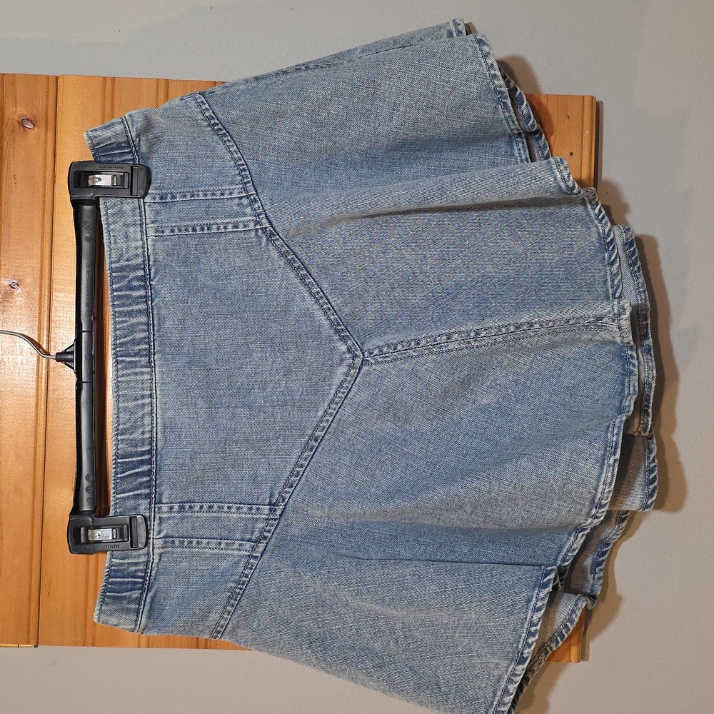 Aerie Light Blue Denim Skirt Sz M
